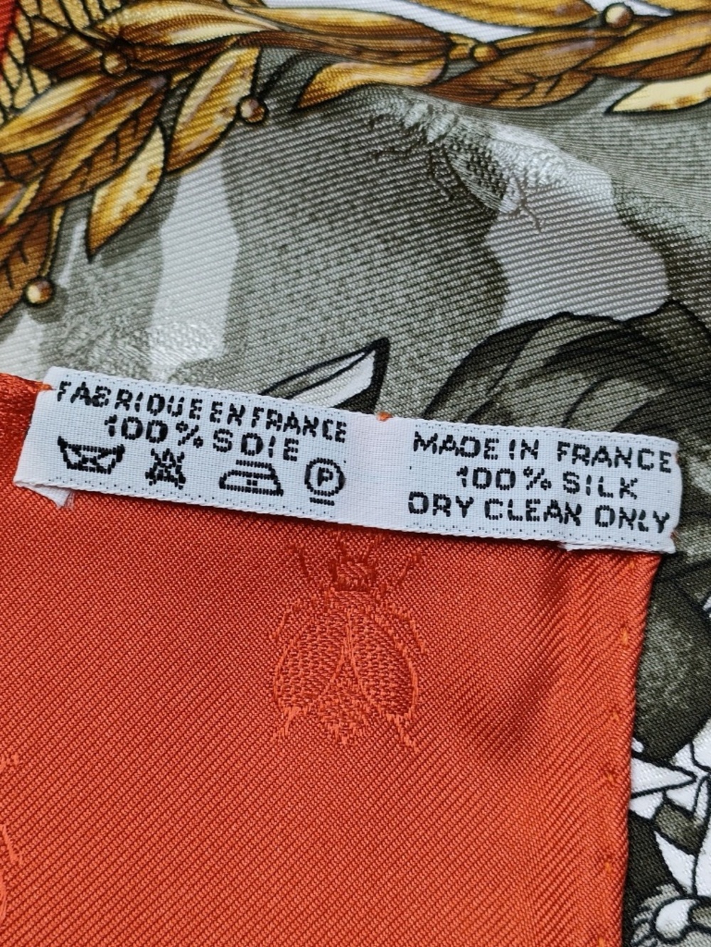 Hermes Napoleon Silk Scarf Carre 90 - Picture 5 of 5
